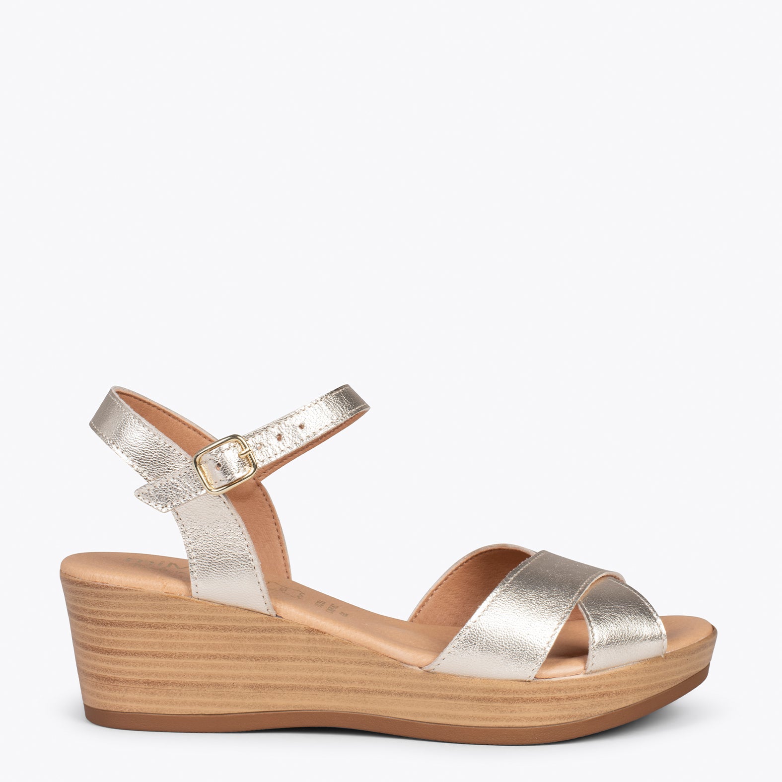 SEA- GOLDEN comfortable sandal with wedge
