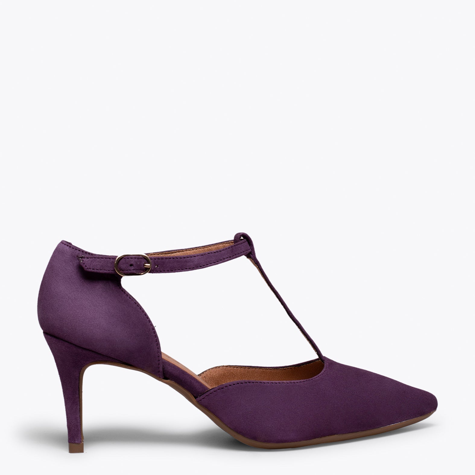 COCKTAIL – PURPLE elegant mid heel shoes