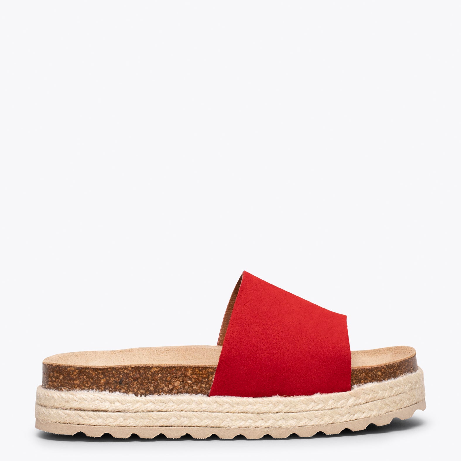 STRAWBERRY – RED flat sandals for girls