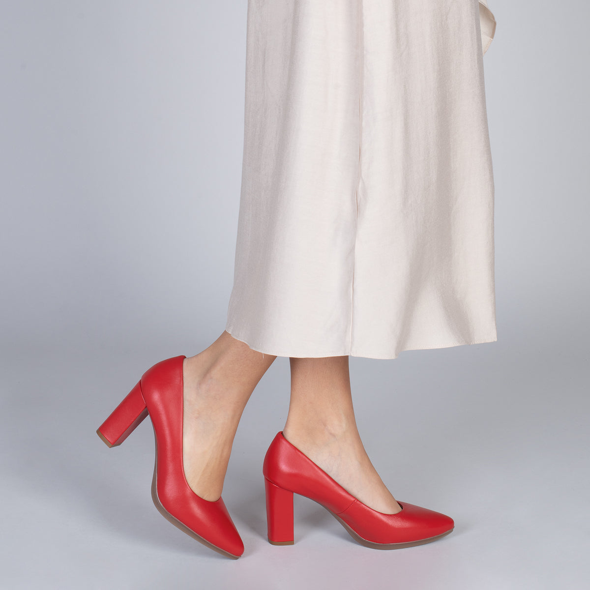 URBAN SALON - Zapatos de tacón alto en napa ROJO