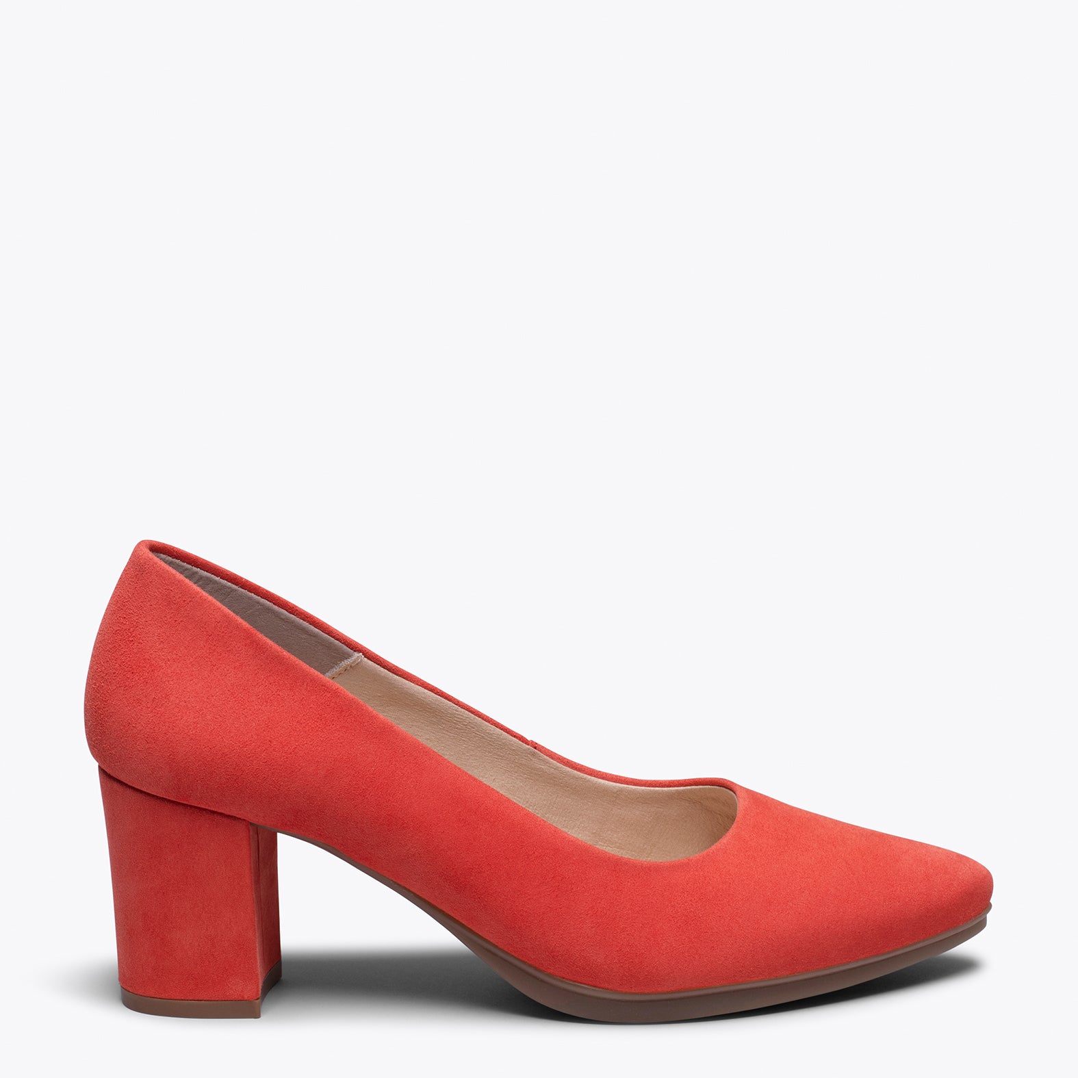 URBAN S - LIGHT RED mid heel