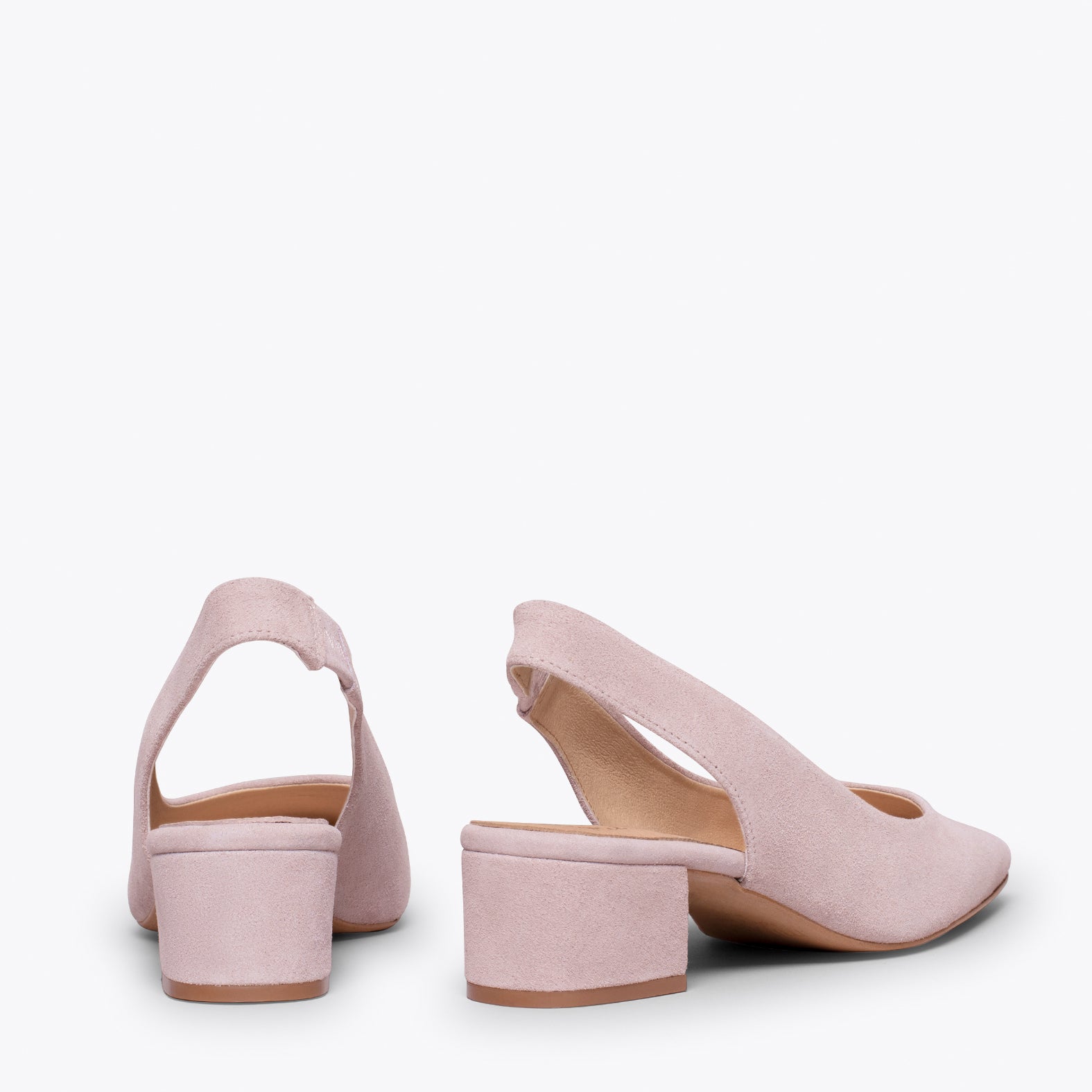 LADY Zapatos ROSA PALO destalonados de tacón