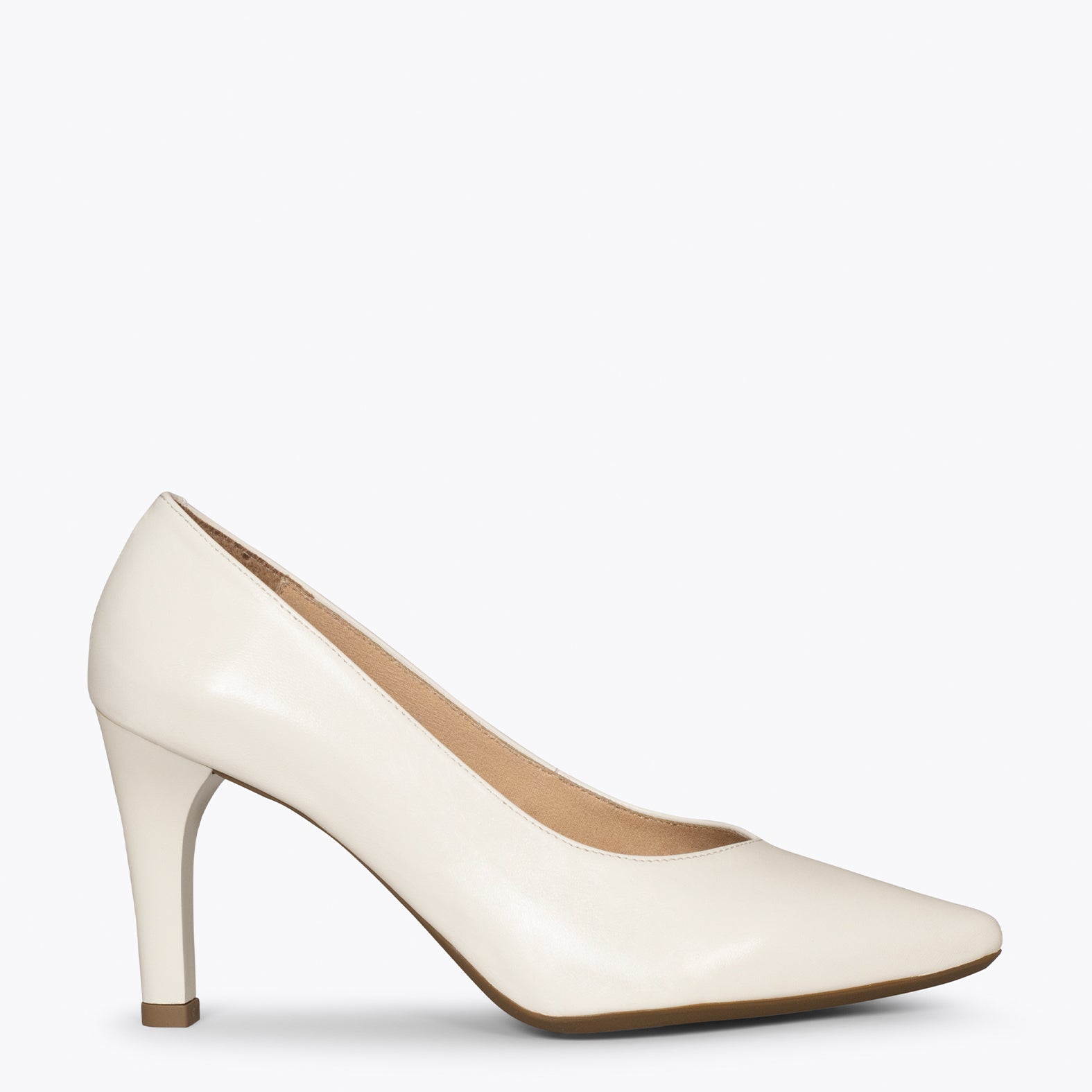 GLAM – WHITE elegant high heels