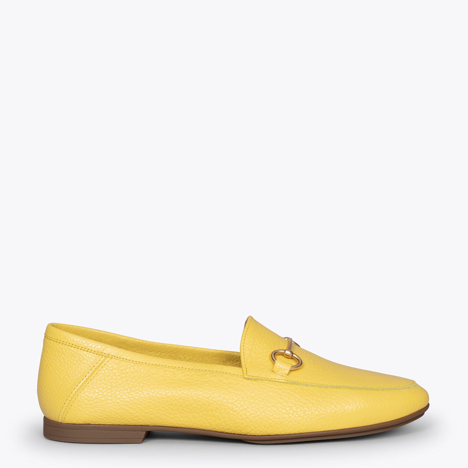 STYLE – YELLOW moccasins with horsebit