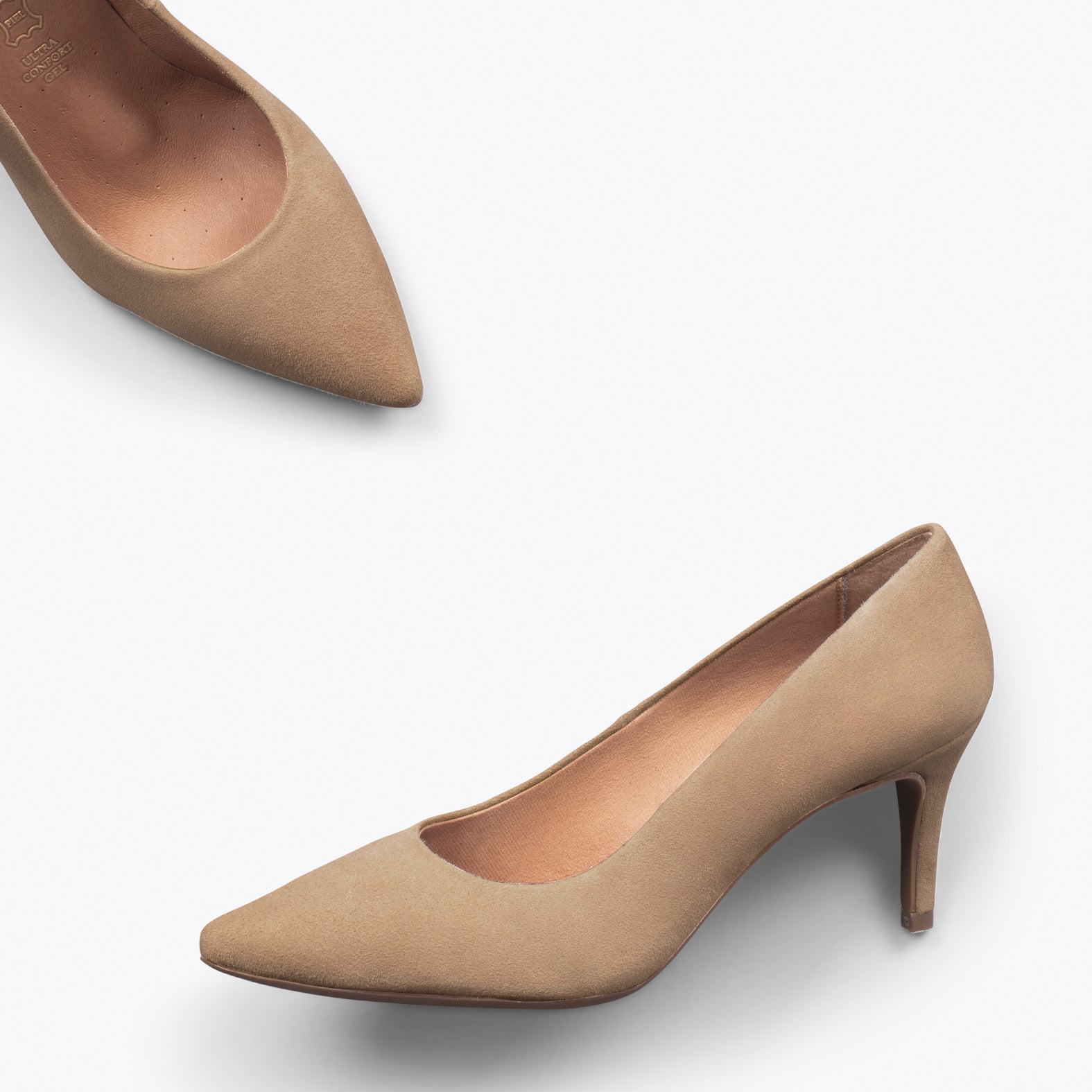 STILETTO - Zapatos de tacón de aguja TAUPE - miMaO ®