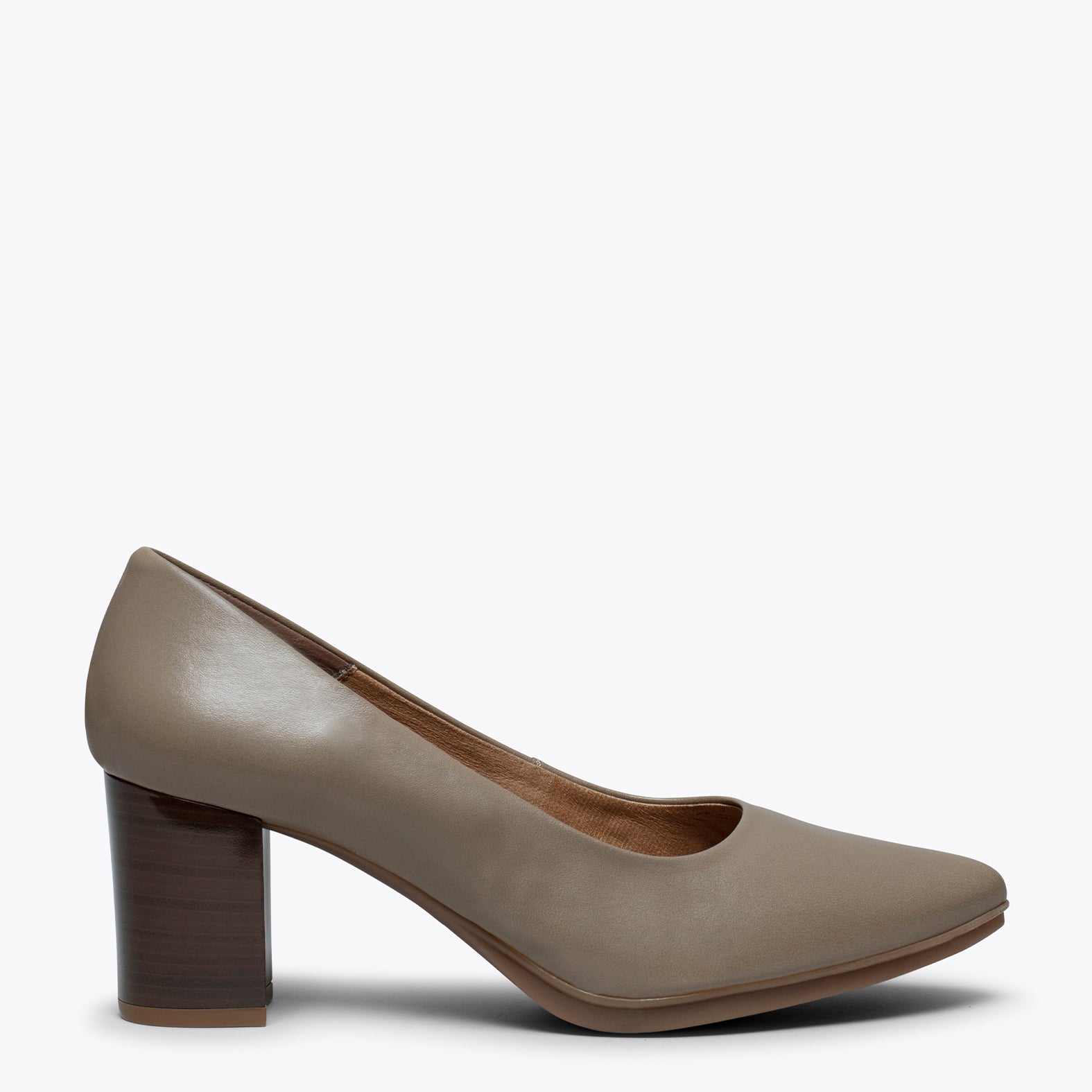 URBAN S SALON - TAUPE mid heel