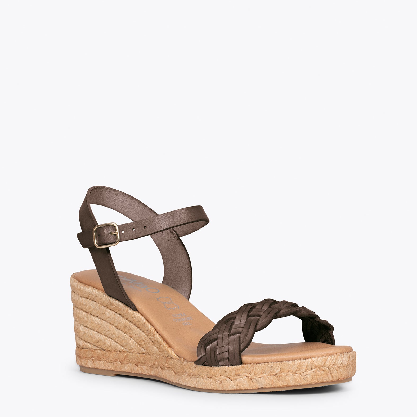 BRAID – TAUPE espadrille with braided strap