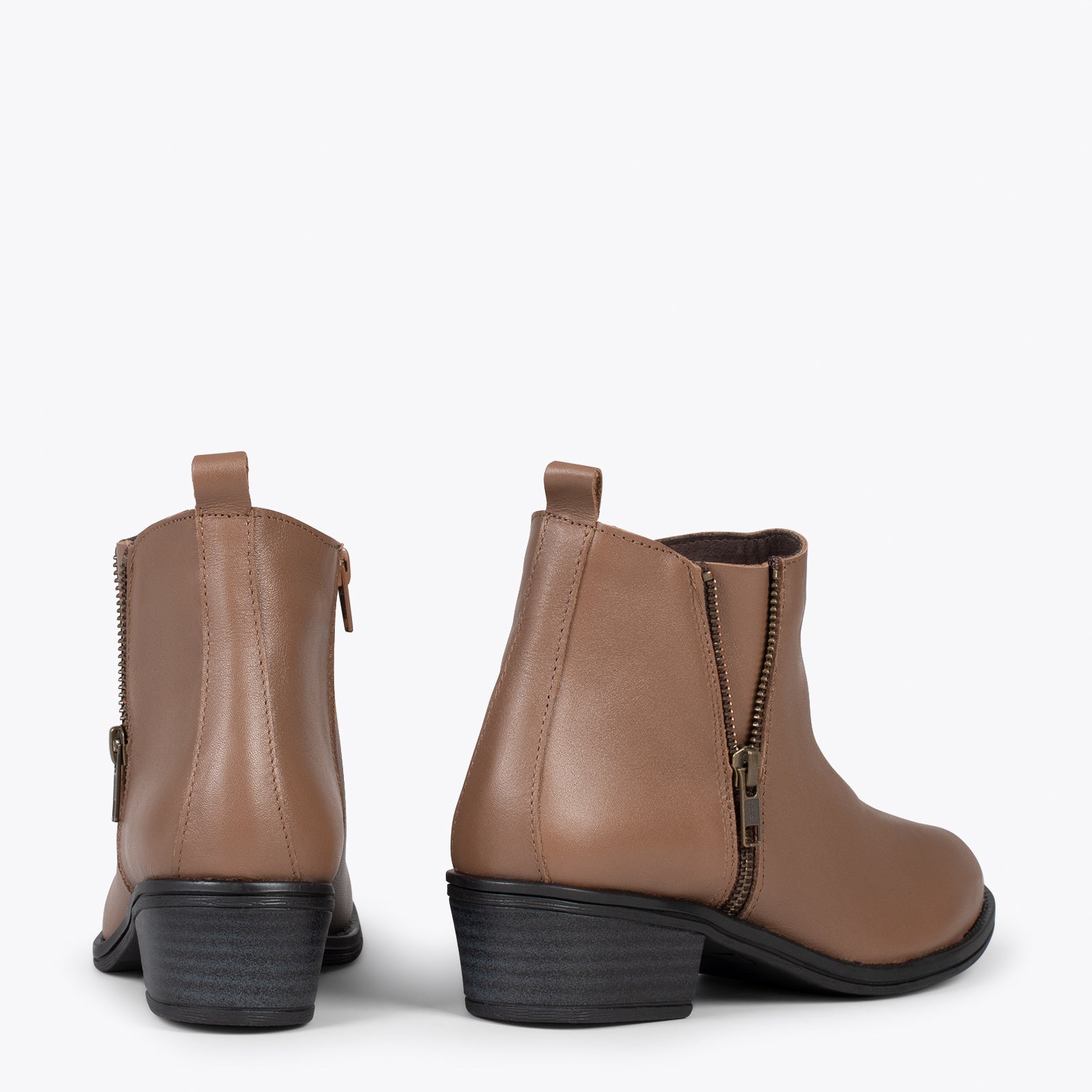 BASIC – Botines bajos para mujer TAUPE