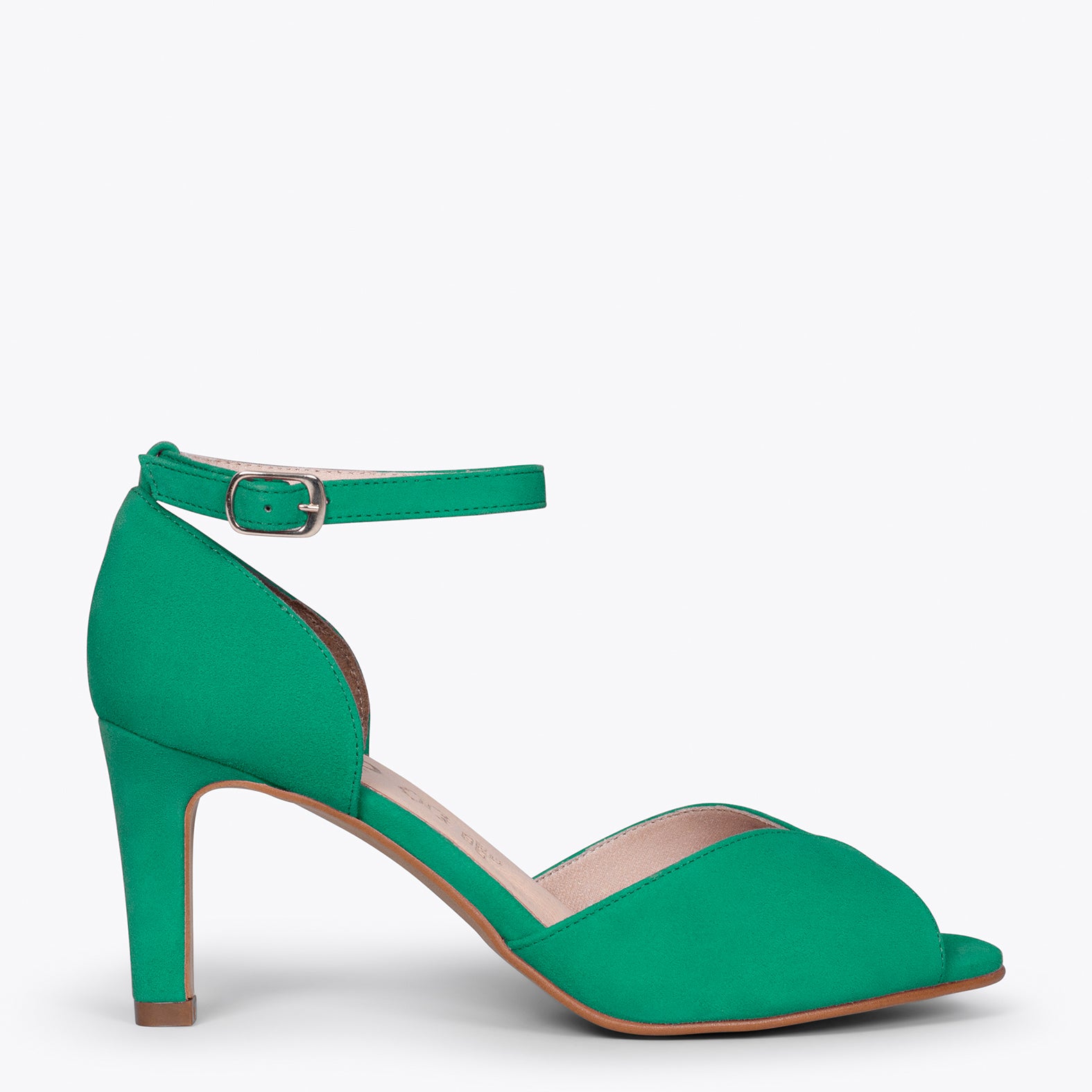 PETAL – GREEN high heel sandal