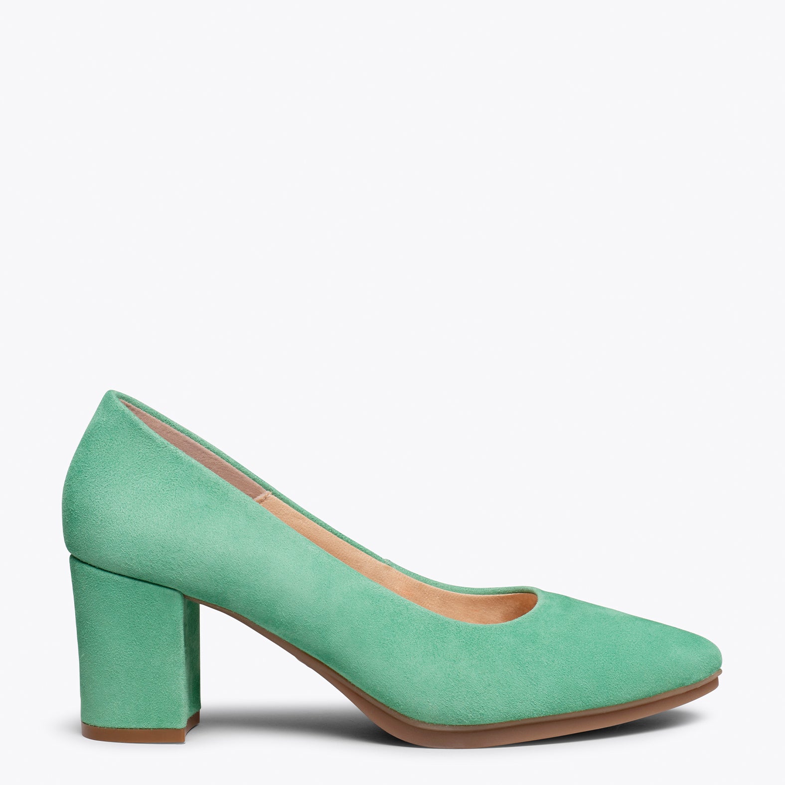 Green mid heel clearance shoes