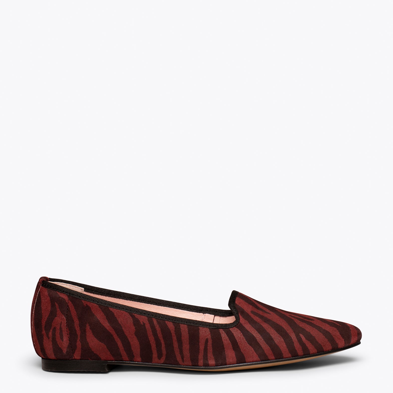 SLIPPER – RED animal print slipper