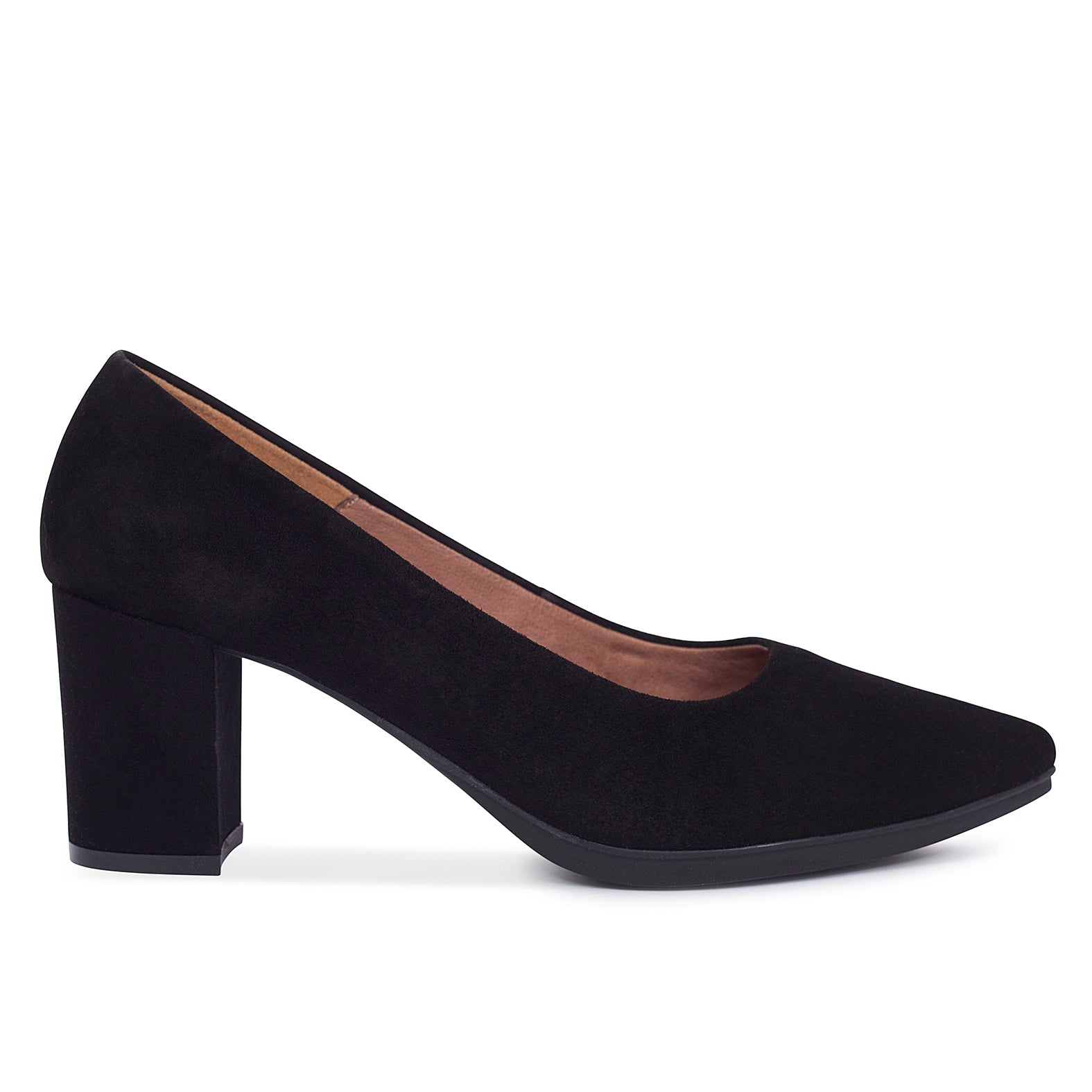 URBAN S - Zapatos mujer tacón ancho NEGRO