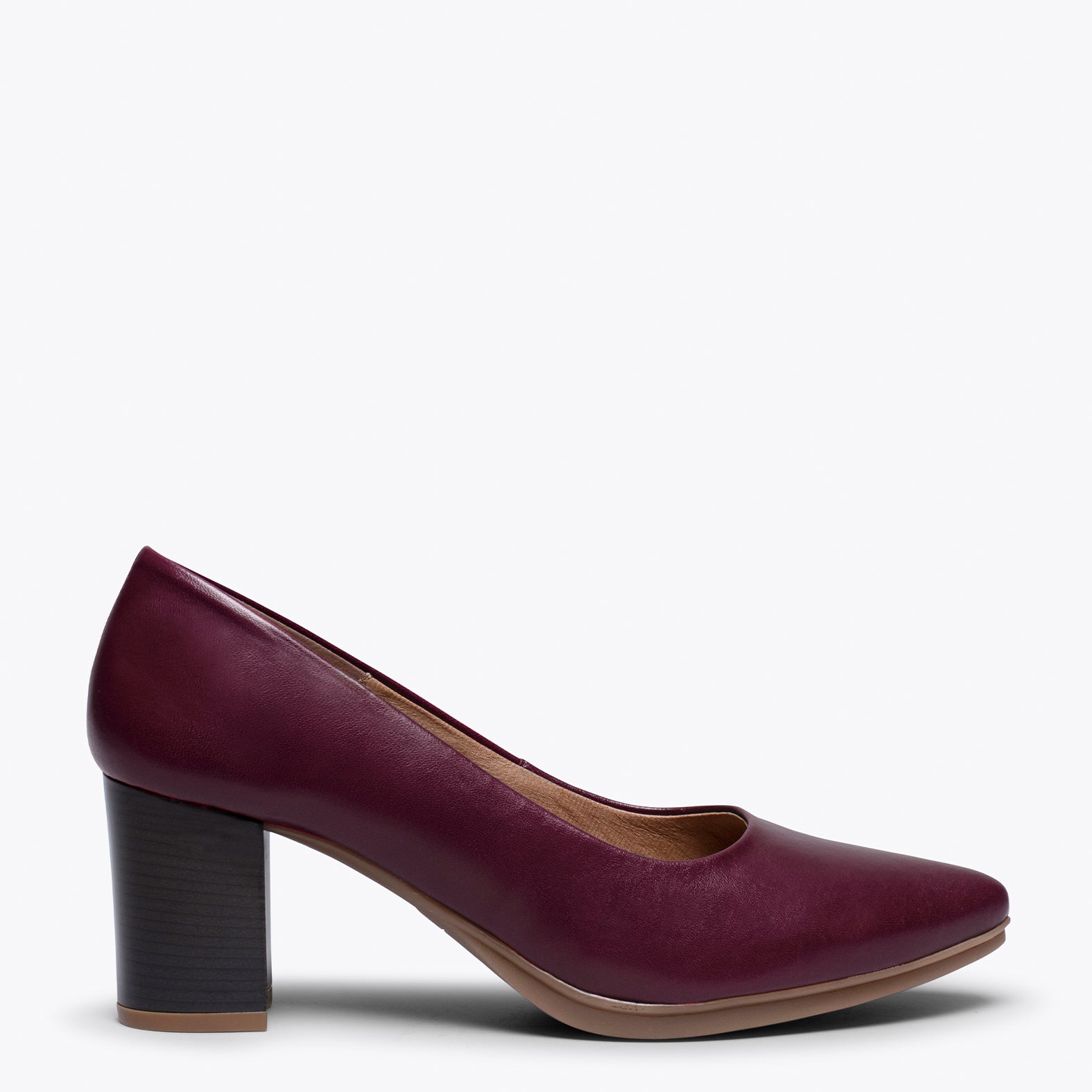 URBAN S SALON - BURGUNDY mid heel