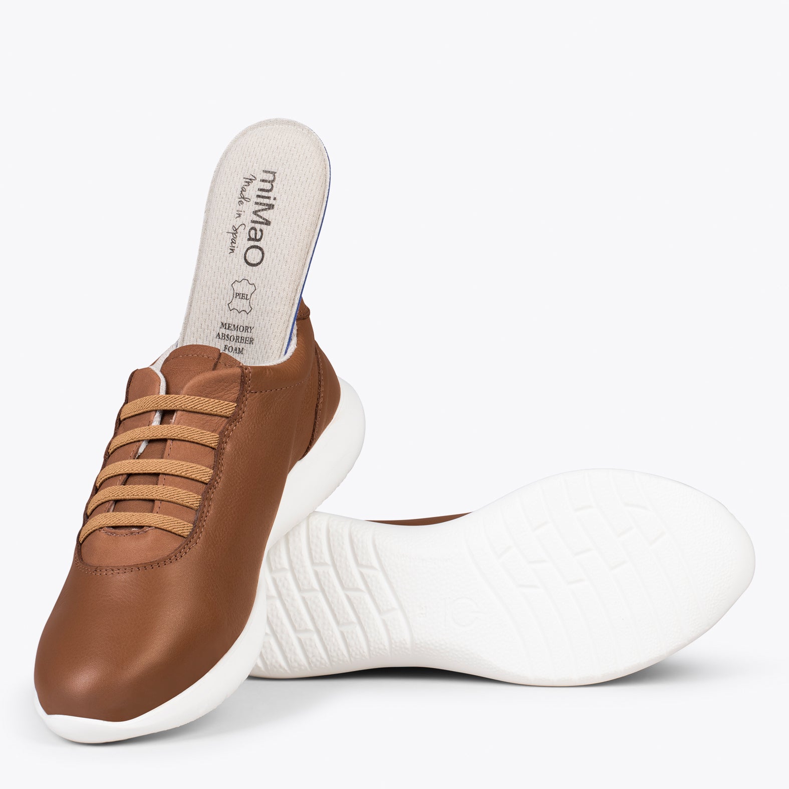 CHICAGO – CAMEL sneakers with elastic laces