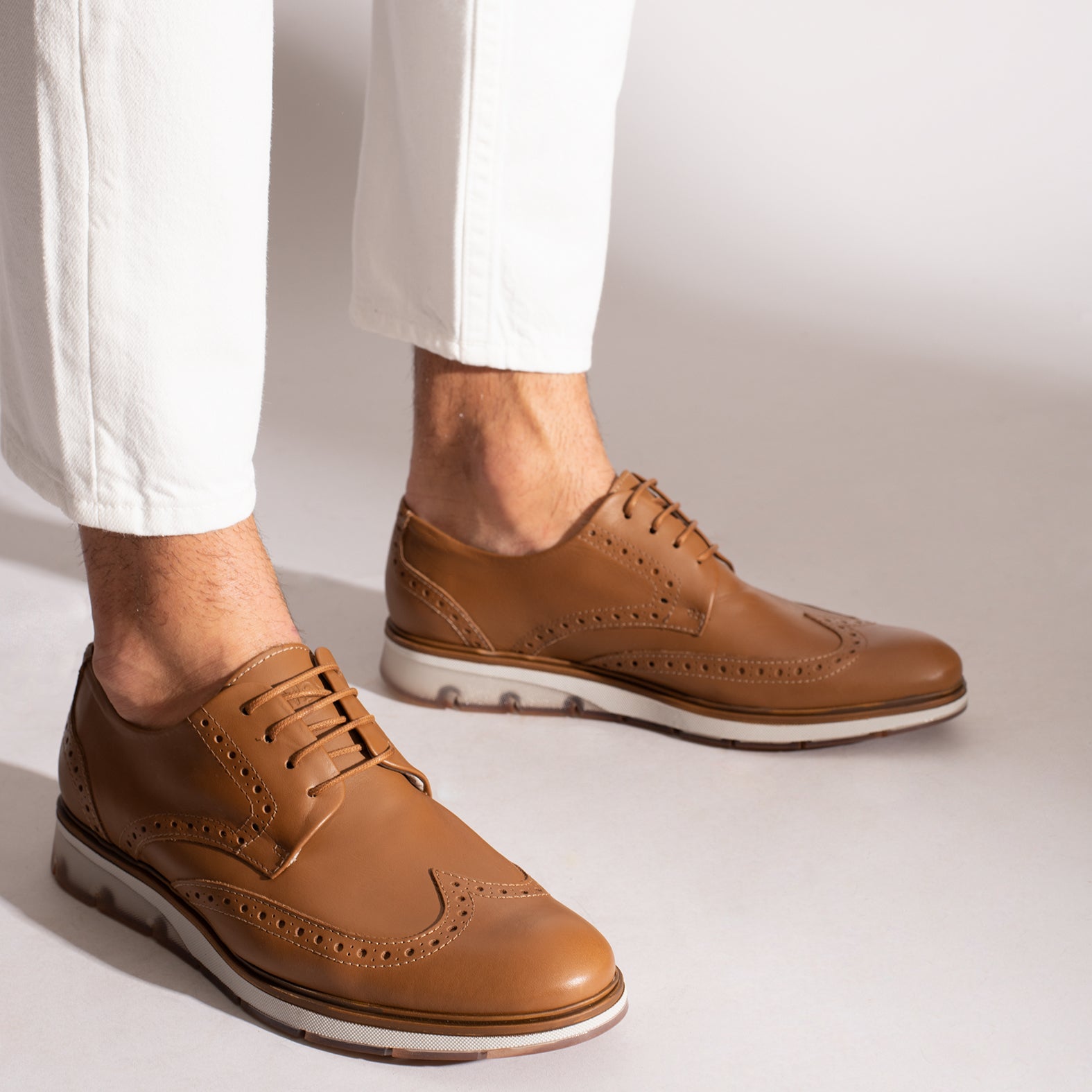 OXFORD – CAMEL classic english style brogue