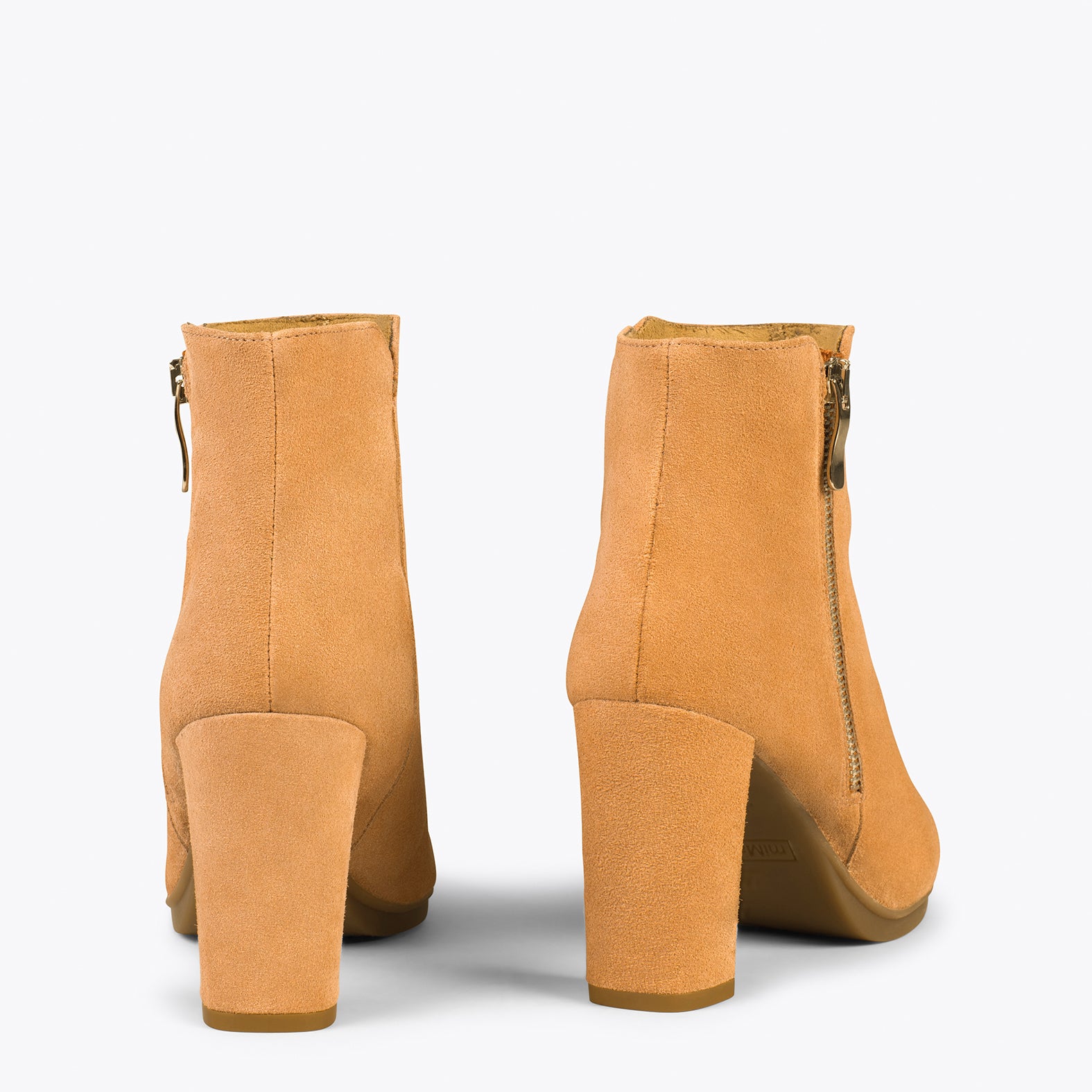 URBAN BOOTIE – CAMEL high heel booties