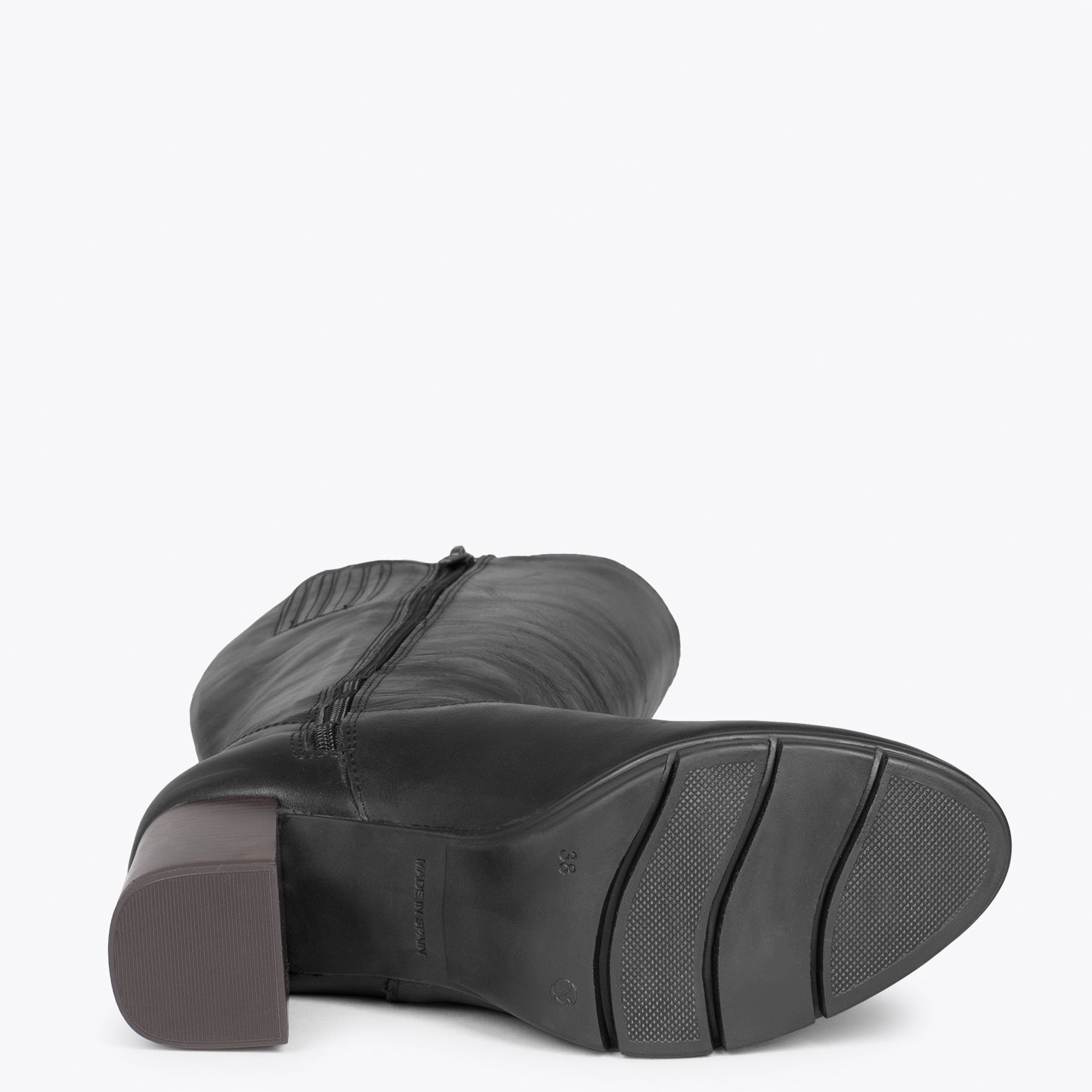 MONTANA – BLACK high heel boot