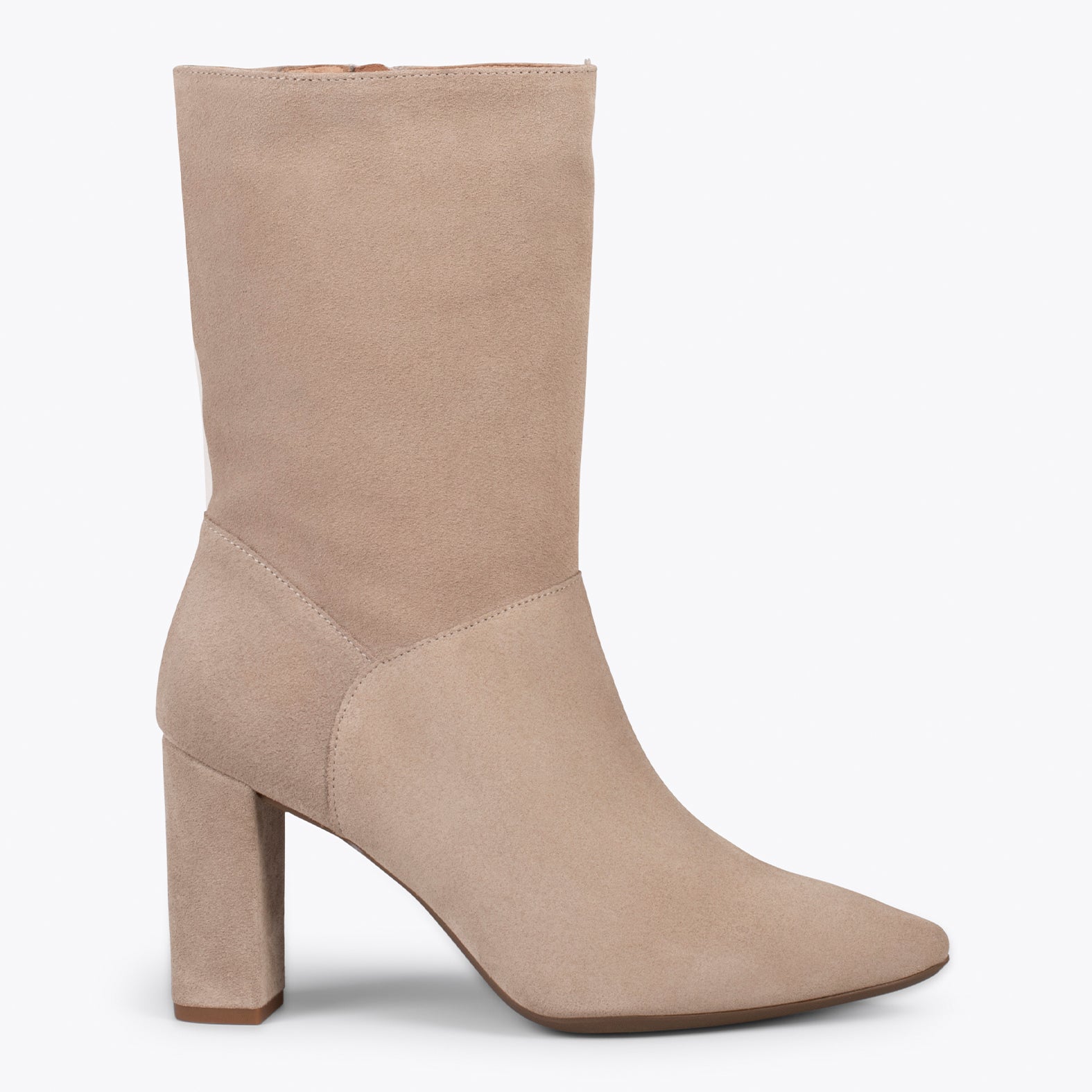 LYON BEIGE high cane bootie