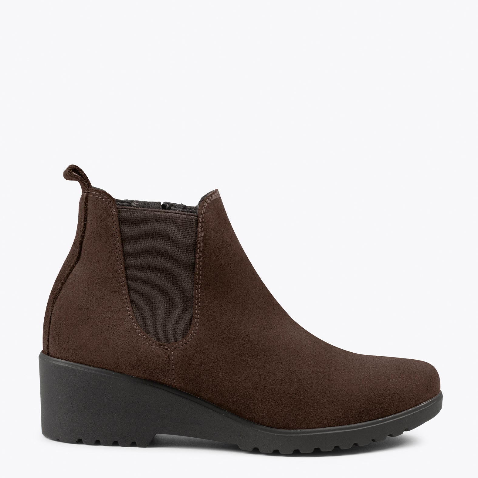 BOTTINE COMPENS E Bottines semelle amovible MARRON miMaO