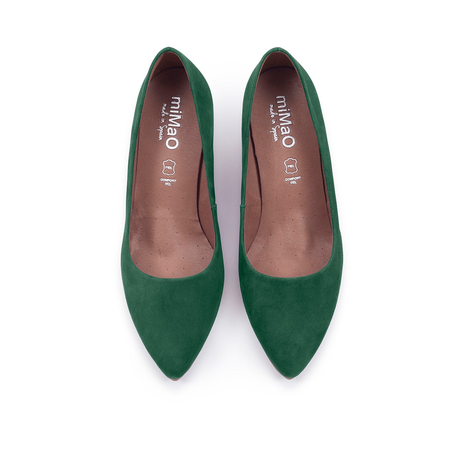 URBAN S - Zapatos mujer tacón ancho VERDE PINO