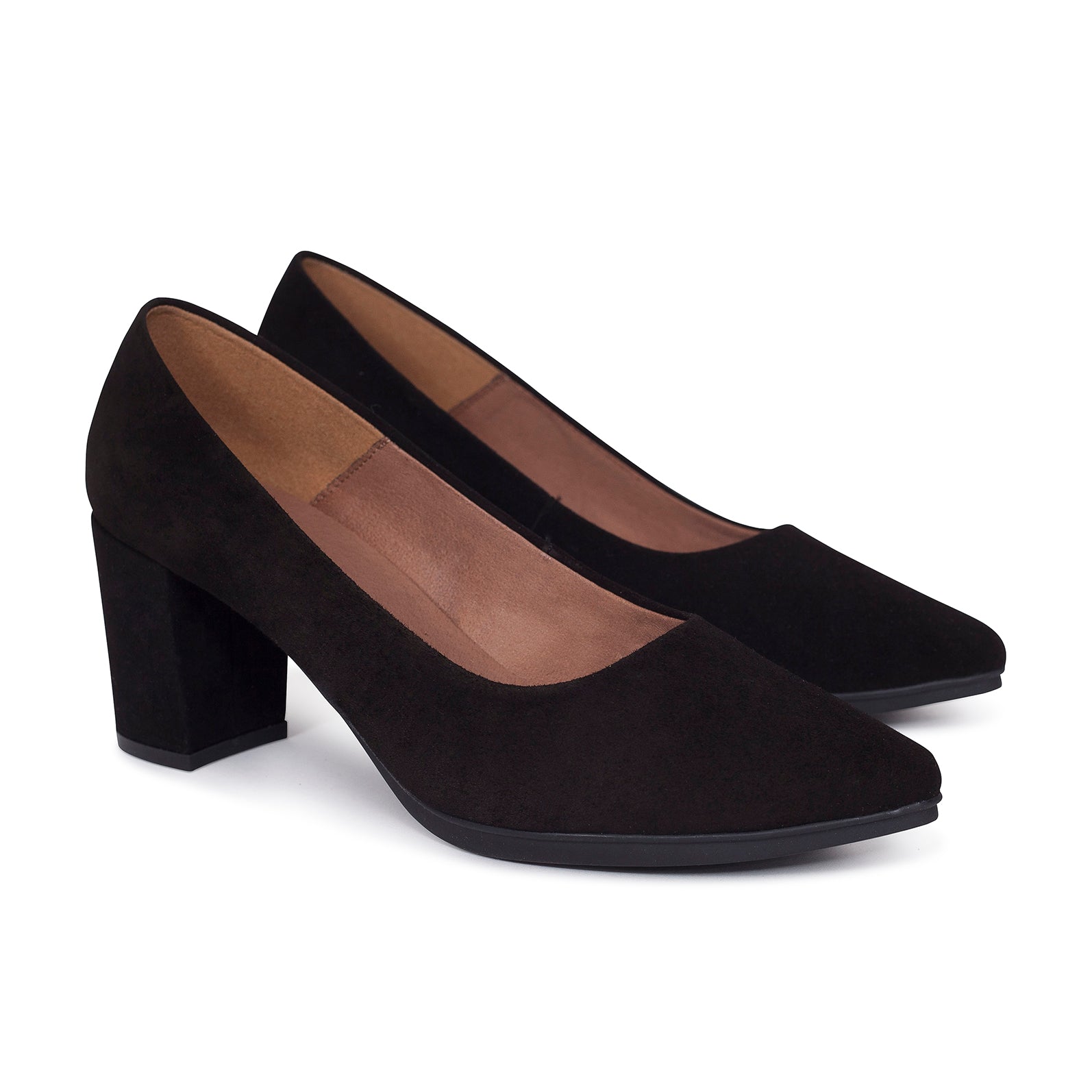 URBAN S - Zapatos mujer tacón ancho NEGRO