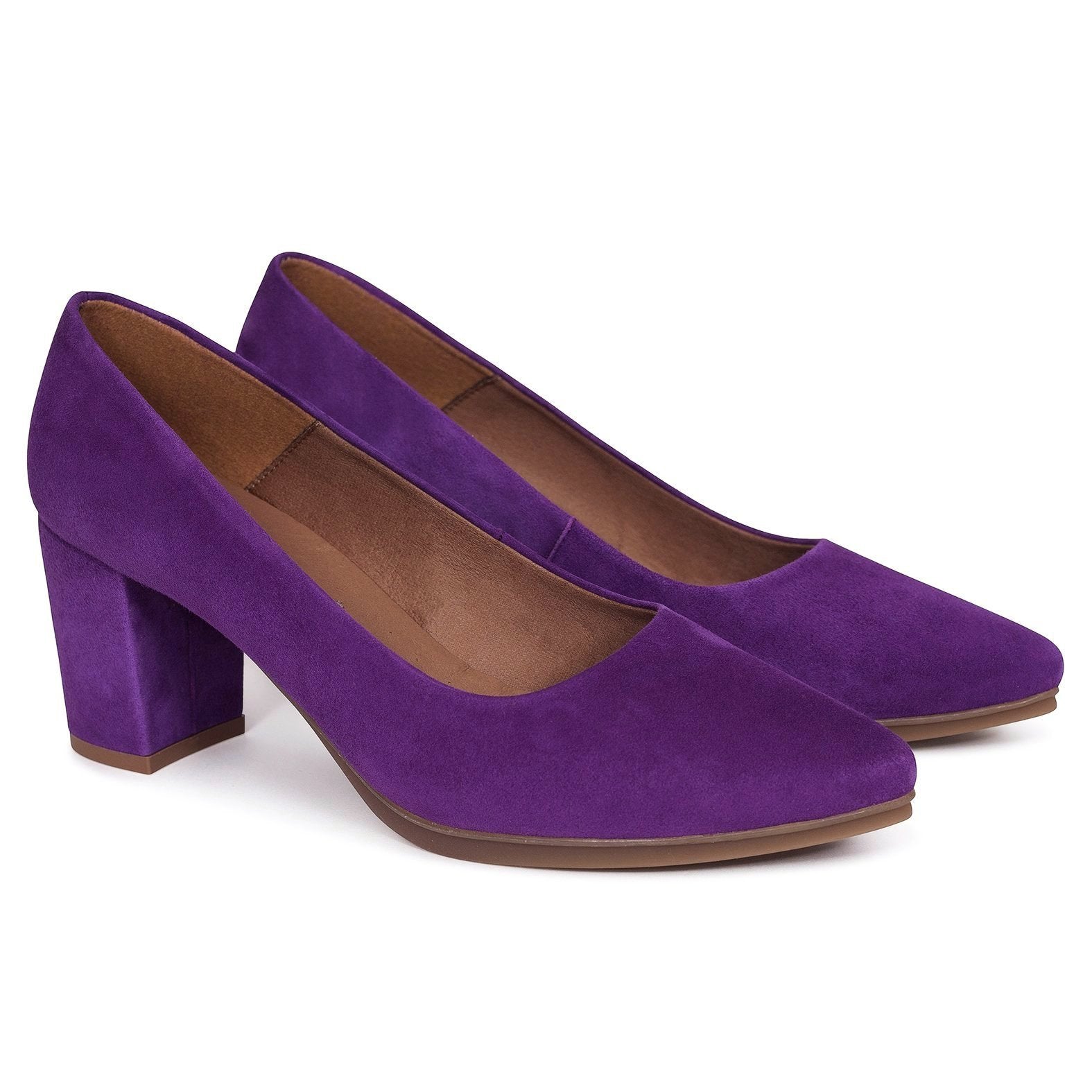 URBAN S - Zapatos mujer tacón ancho VIOLETA